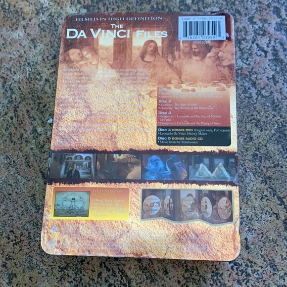 The Da Vinci Files Secrets Unveiled 5 Disc Set Filmed In High Definition Magnet - Picture 2 of 2